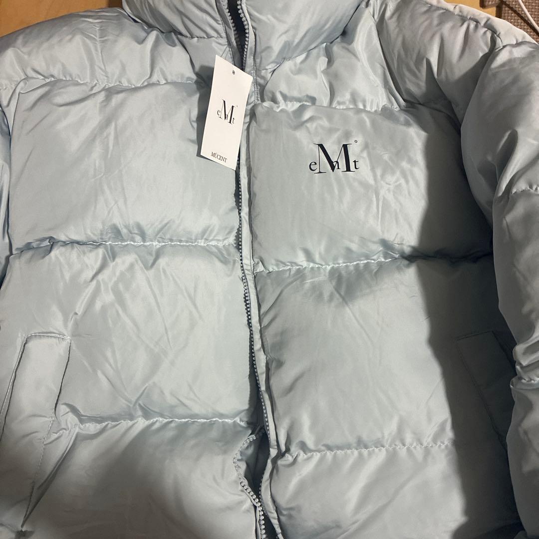 mucentライトブルー Mサイズ ダウンジャケット