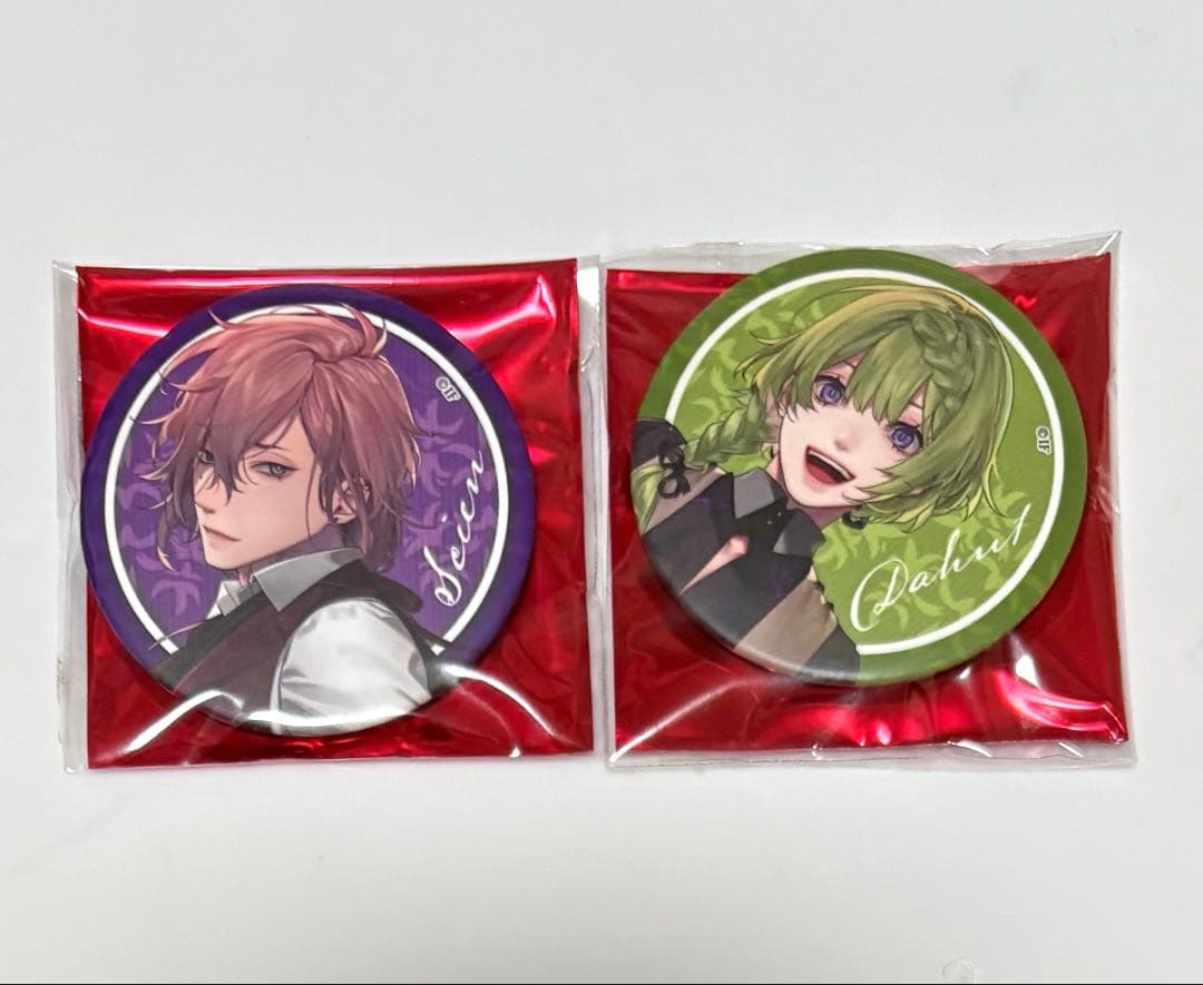 終ヴィル 終遠のヴィルシュ シアン ダハト 朗読劇 缶バッジ - メルカリ