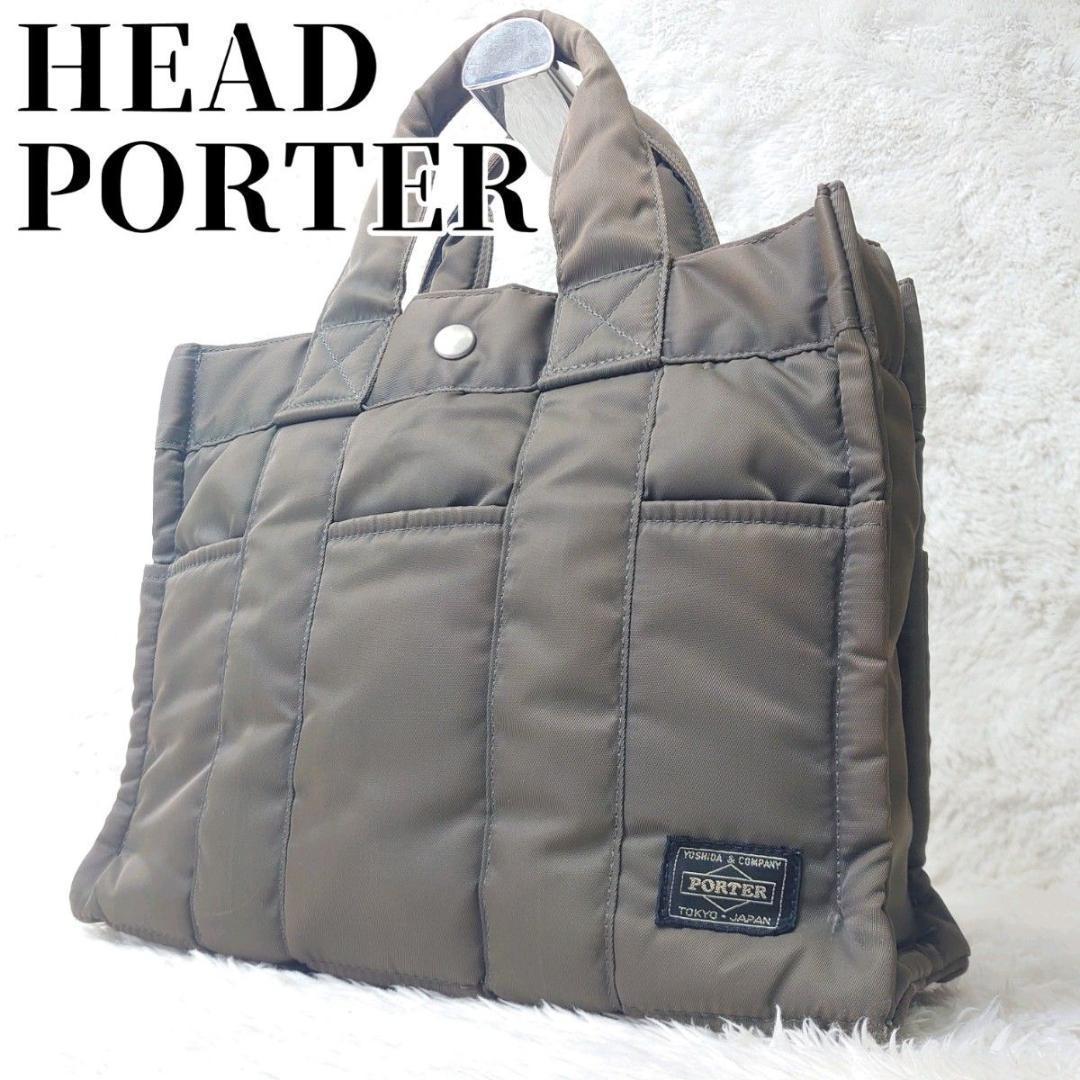 【希少】PORTER ヘッドポーター タンカー トートバッグ S グレー