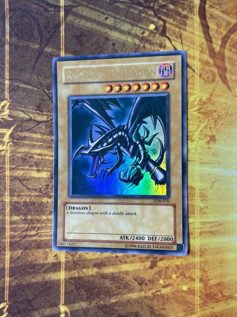 遊戯王 真紅眼の黒竜 英語版 ウルトラ アンリミテッド LOB 遊戯王 真紅眼の黒竜 英語 LOB 1st ウルトラ PSA9 - メルカリ