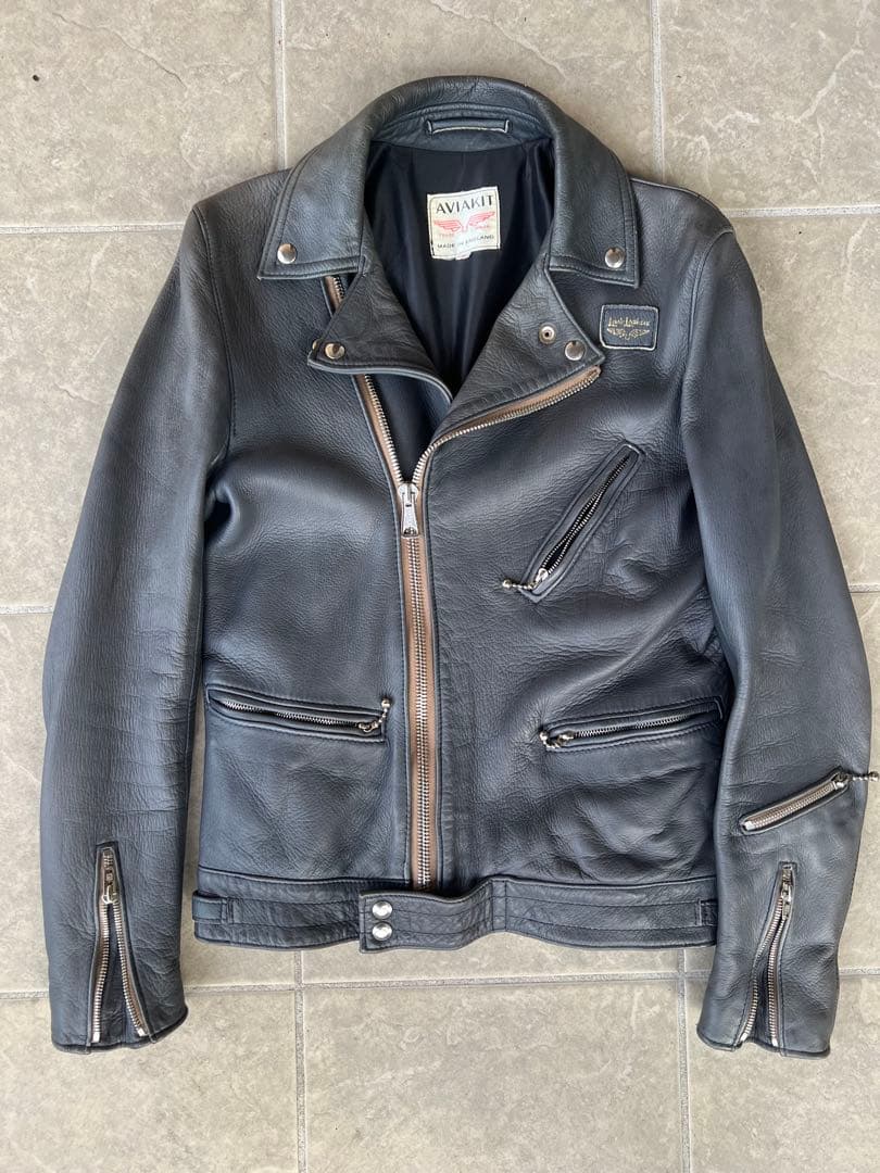 ルイスレザー リアルマッコイズ別注 ディアスキンライダースジャケット