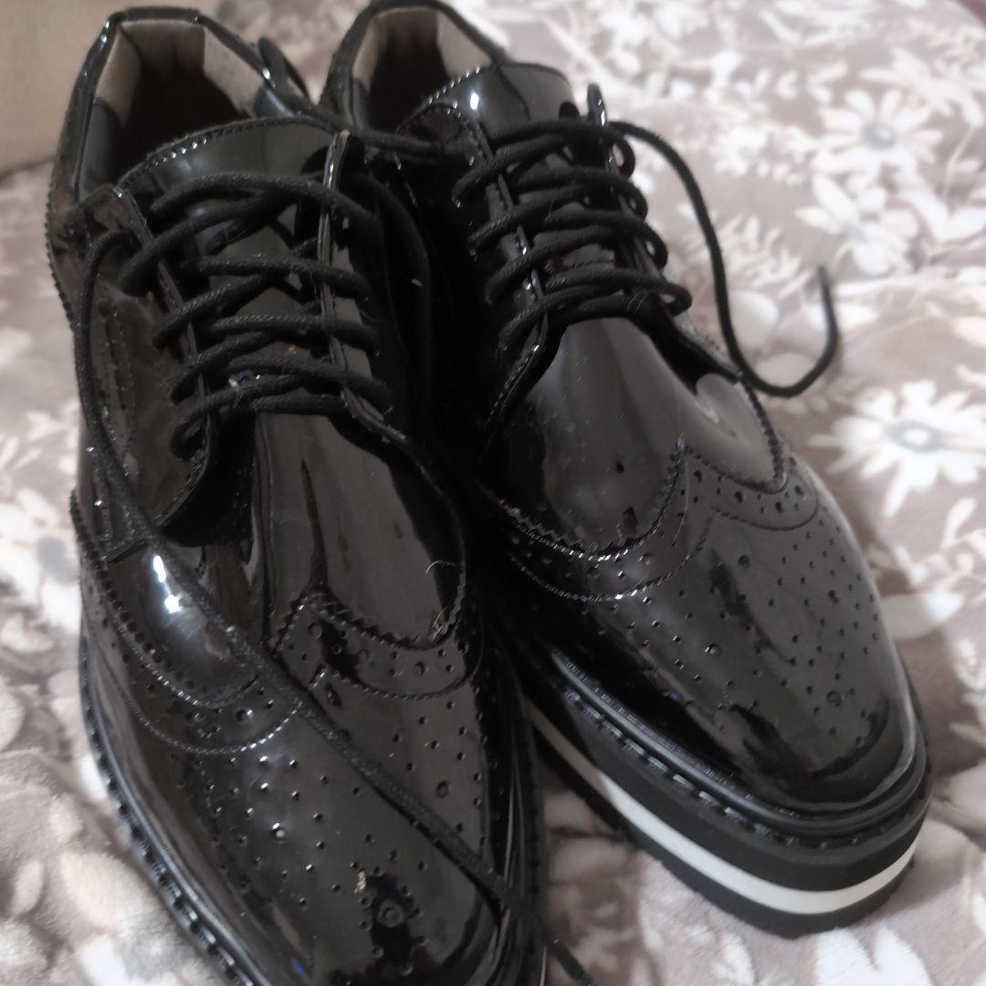 セントアンドリュース　レディースシューズ ブラック 24㌢