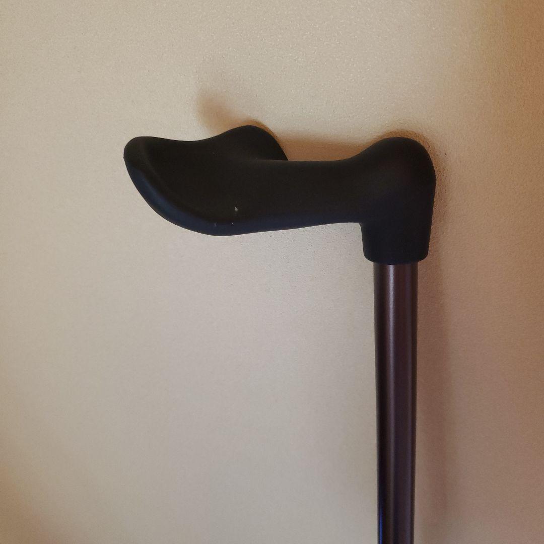 リハビリステッキ　右手用　ドイツ製　茶色