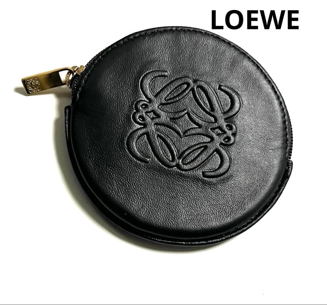ロエベ　LOEWE ケース　小銭入れ　サークル　レザー　本革　まる　財布
