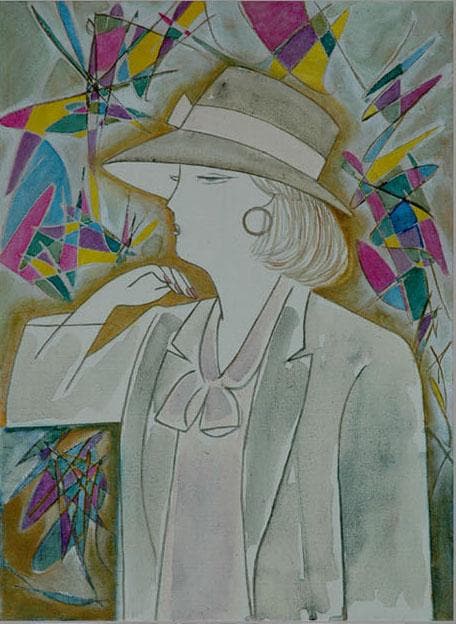 油絵 菅家令子 絵 絵画 インテリア F4-071412 人物 女性像