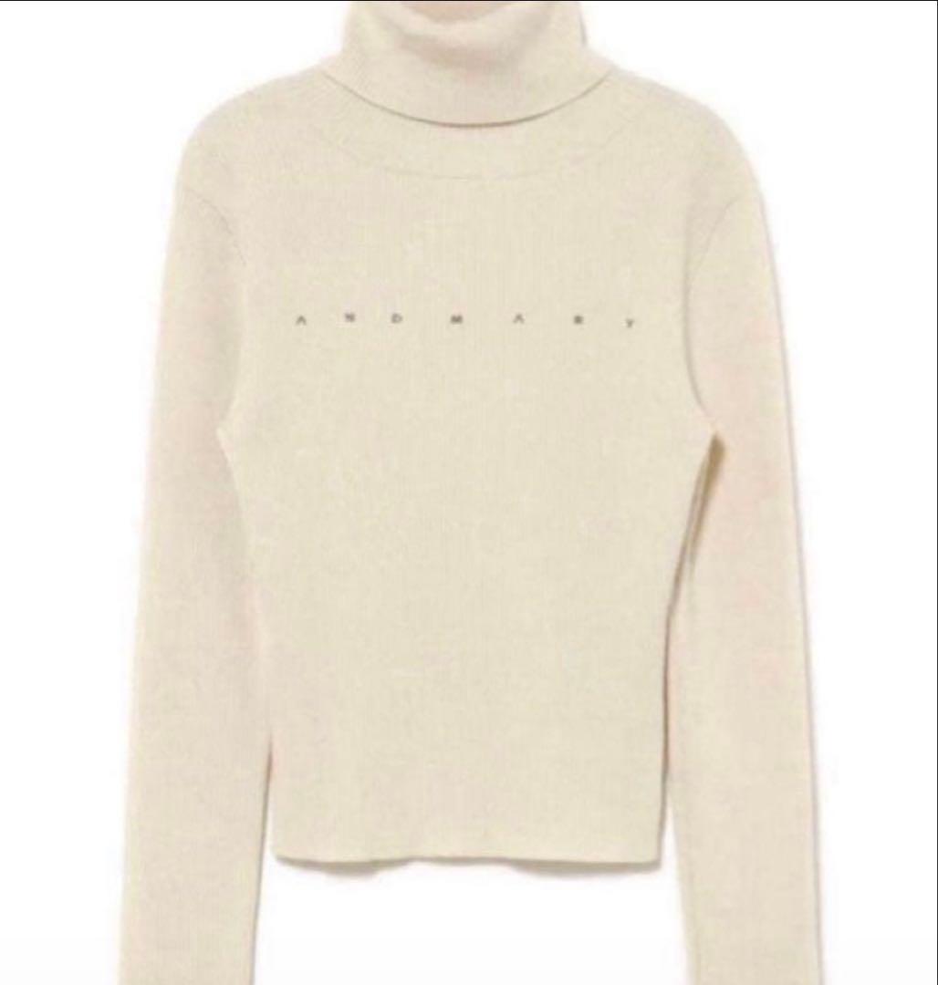 Andmary♡Mary turtle knit tops - メルカリ