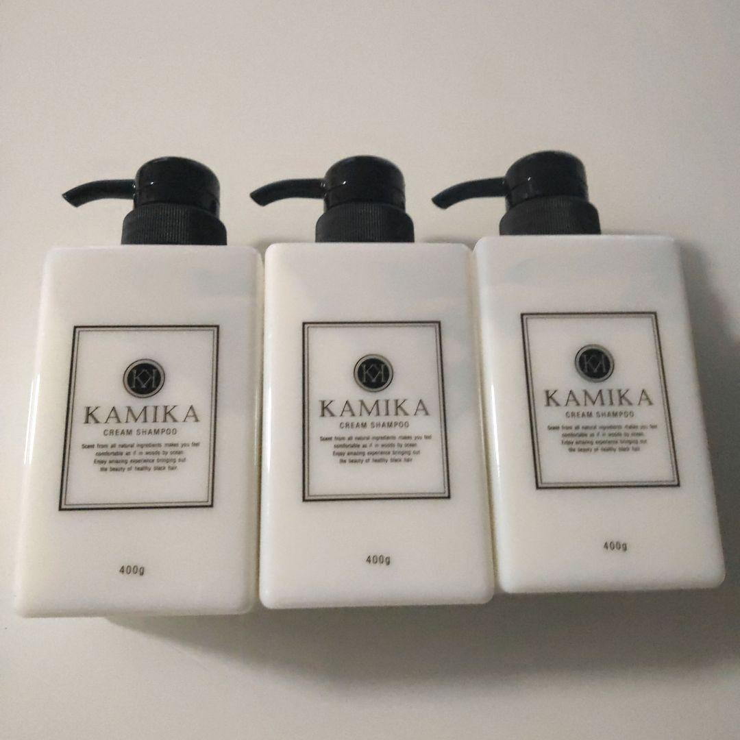 KAMIKA カミカ オールインワンクリームシャンプー 400g 3個セット