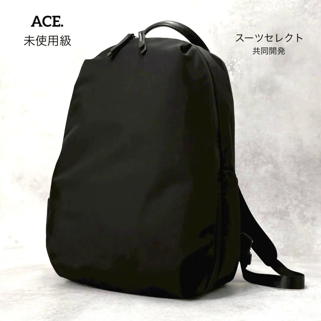 専用【未使用級】ACE. スーツスクエア 撥水 ナイロン 2WAY リュック 黒