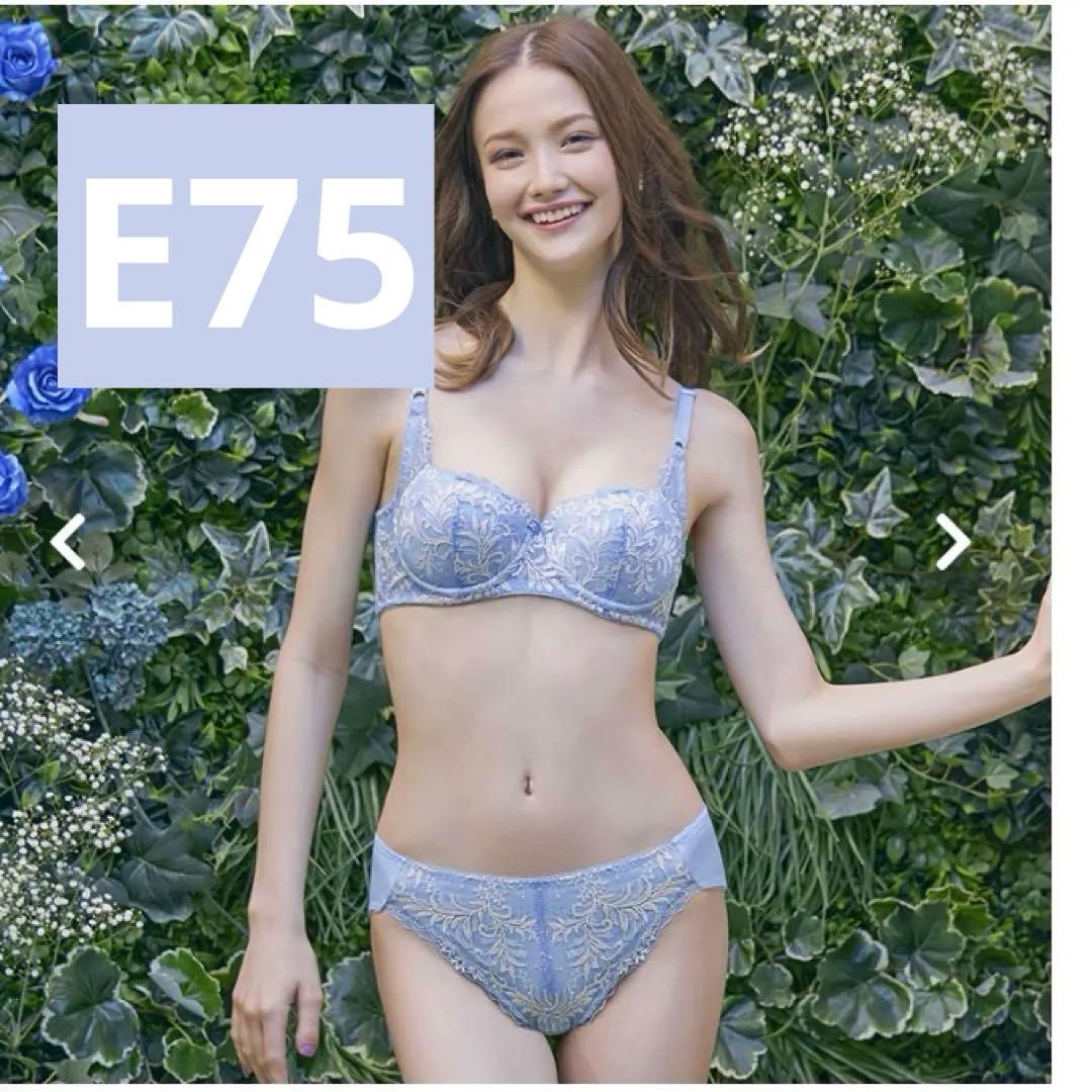 【新品未使用】MARUCOデコルテふんわりブラジャーショーツセット ライトブルー