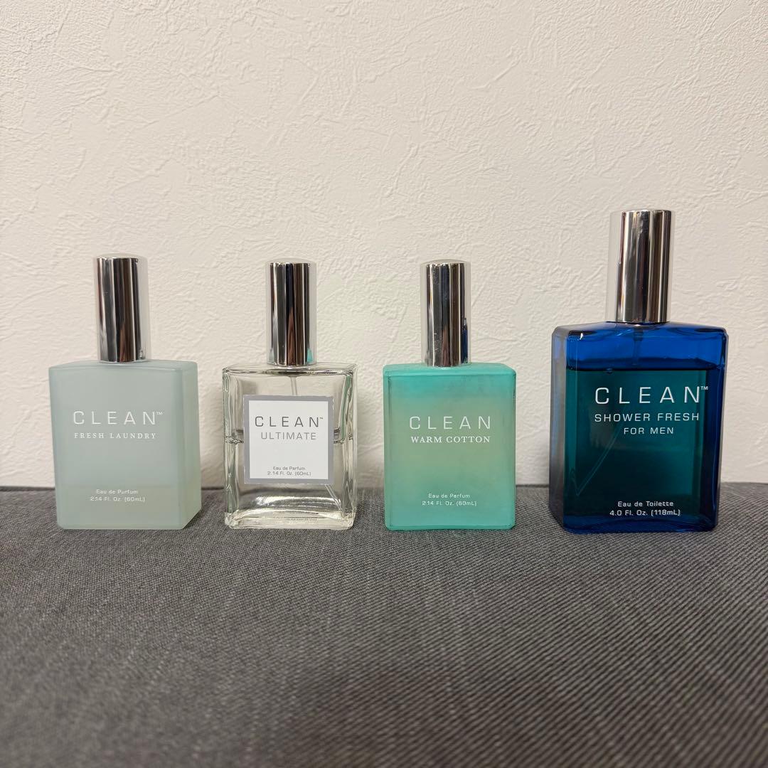 【4点セット】CLEAN クリーン 香水 ウォームコットン フレッシュランドリー