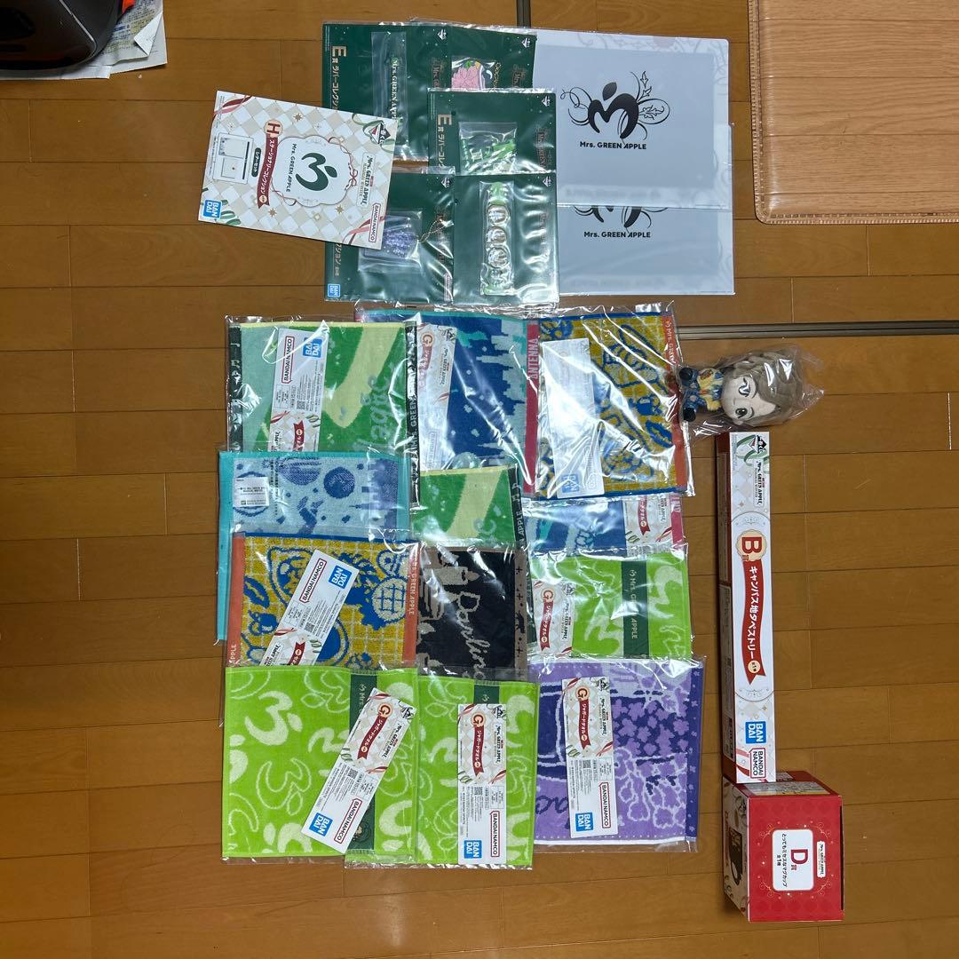 ミセスグリーンアップル1番クジまとめ売り ˏˋ📢発売まであと1日🍏 いよいよ明日発売❄️ 一番くじ #MrsGREENAPPLE