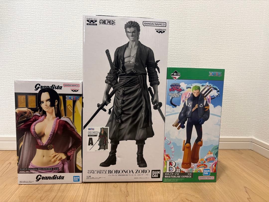 バンプレくじ ワンピース-ロロノア・ゾロ- A賞 ブラシカラー 半券付