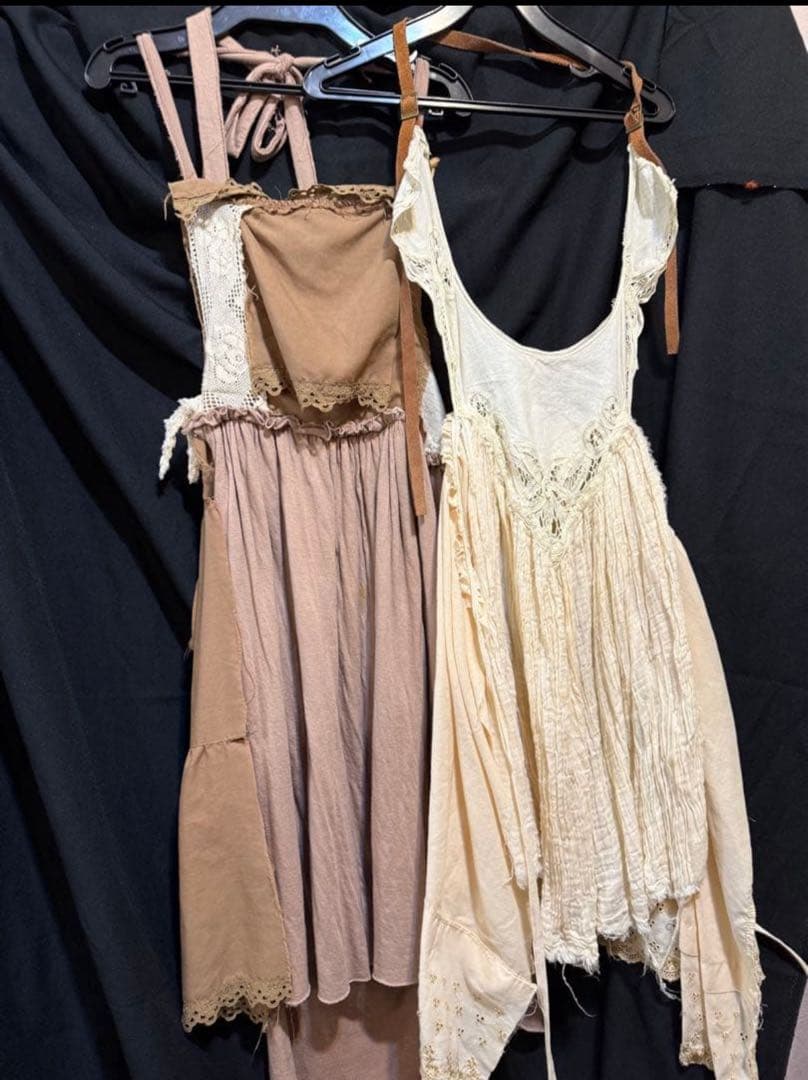 ハンドメイドマグノリアパール風コットンレースキャミロリータヒッピーカントリー 楽天市場】ロリータ ジャンスカ ハイウエスト リボン 春夏 キャミ