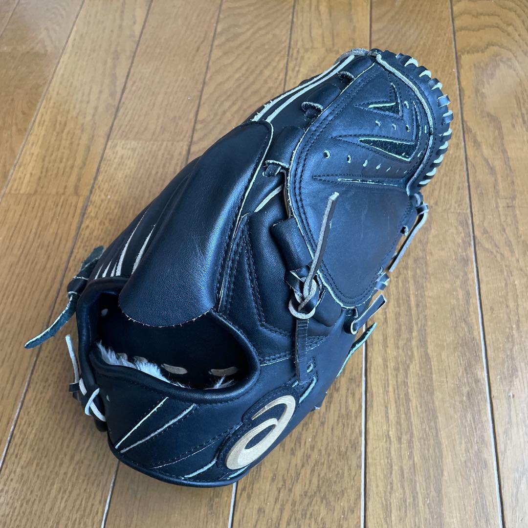 ASICS ゴールドステージ 黒 軟式グローブ