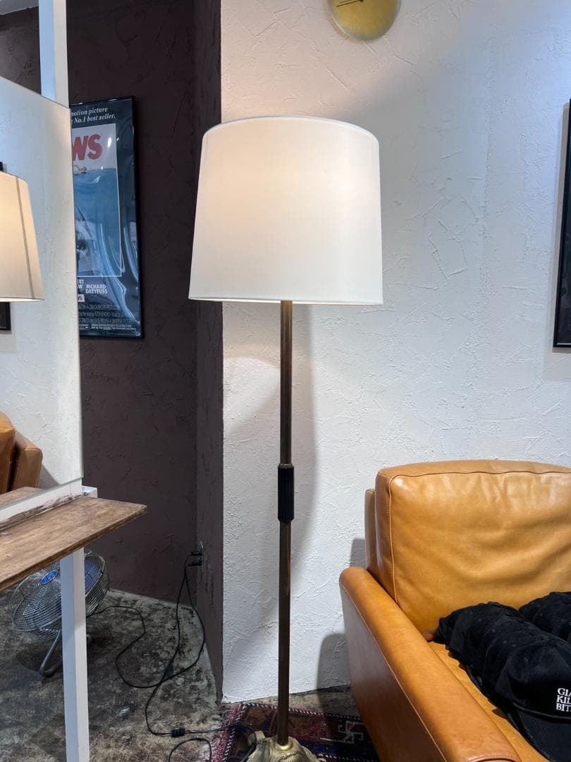 【1個買ったら2個捨てる】真鍮スタンドランプ アンティーク フロアライト