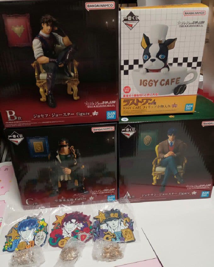 ジョジョの奇妙な冒険 一番くじ フィギュアA賞 B賞C賞ラストワン賞H賞J賞付き