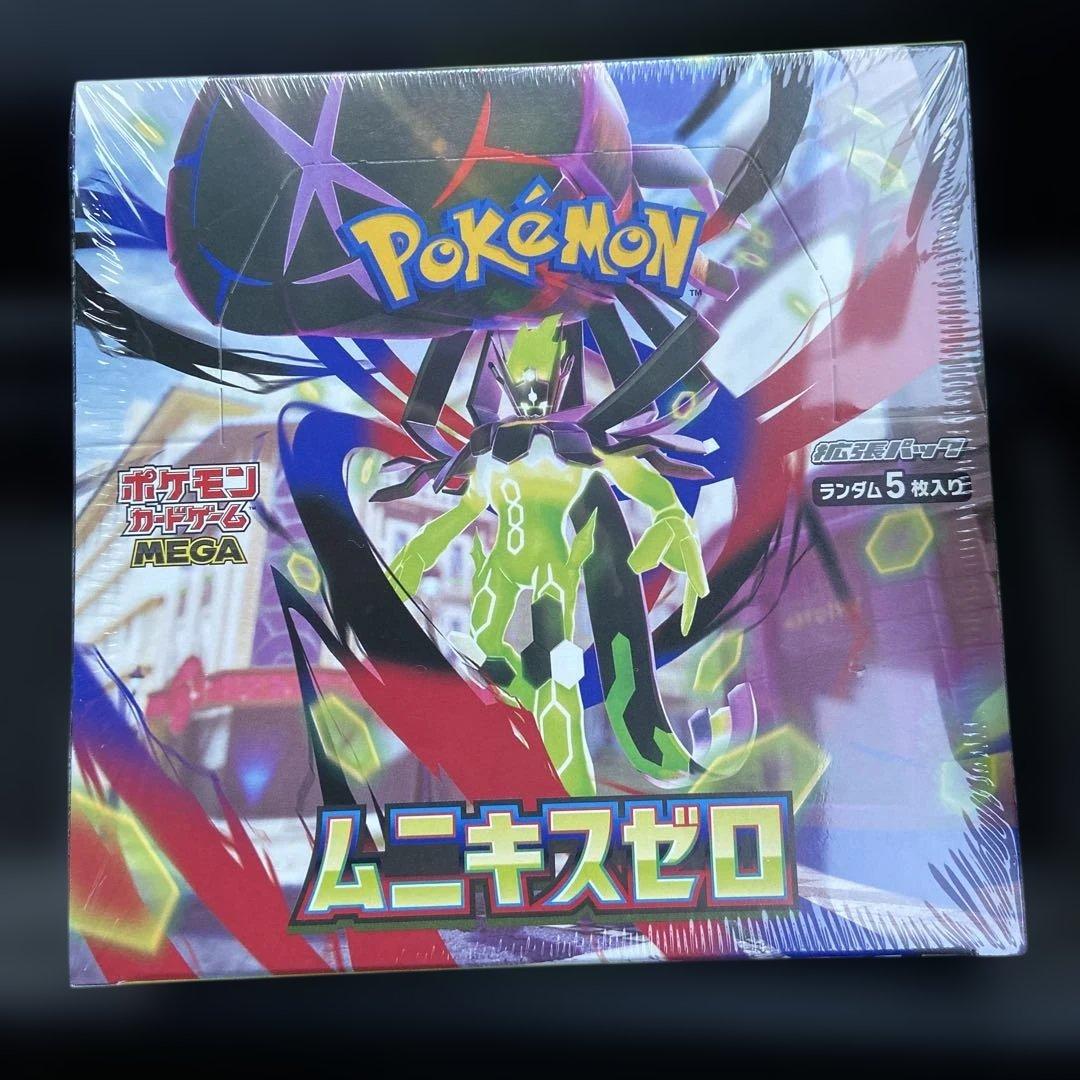 新品 未開封 シュリンク付き ポケモンカードゲーム ムニキスゼロ 1BOX