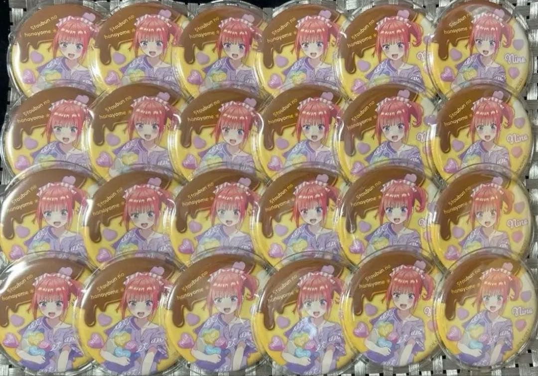 五等分の花嫁 Anisugar アトレ プリン 缶バッジ 中野二乃 24個 4582666848517_grande.jpg?v=
