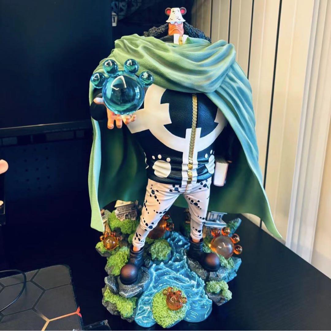 ワンピース バーソロミュー・くま ガレージキット ガレキ スタチュー②③ ワンピース バーソロミュー・くま 赤 フィギュア ガレージキット LX