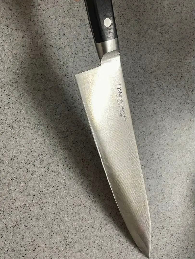 【美品】misonoモリブデン鋼　牛刀 刃渡27cm