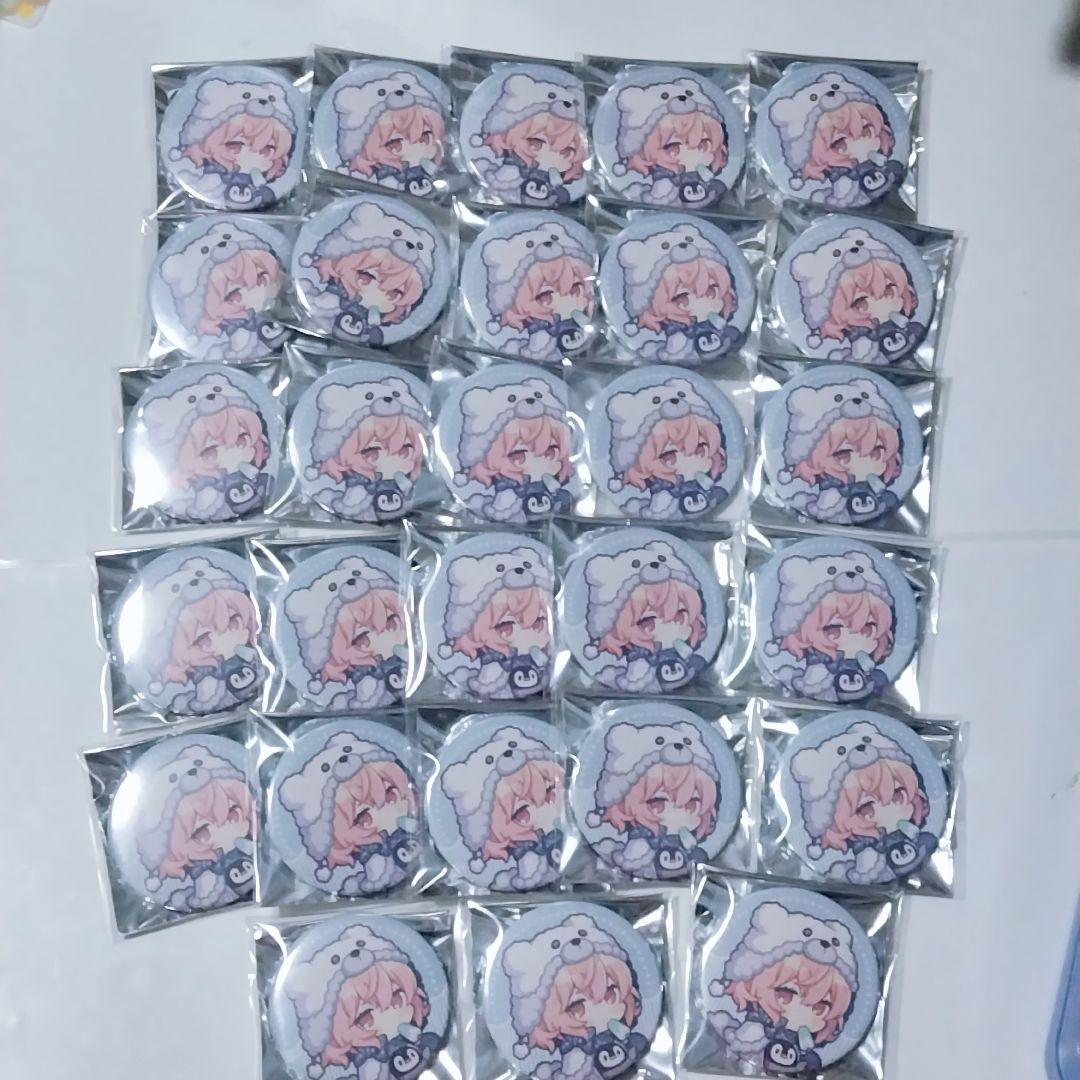 nqrse cocktail 春 しろくま 絵柄 缶バッジ