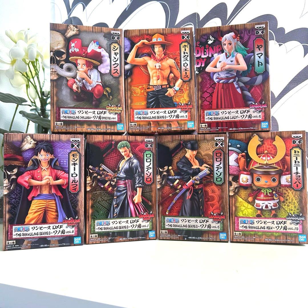 【レア・希少・優良株】ワンピース DXF ワノ国 フィギュア 7個セット② レア・希少・優良株】ワンピース DXF ワノ国 フィギュア 7個セット②