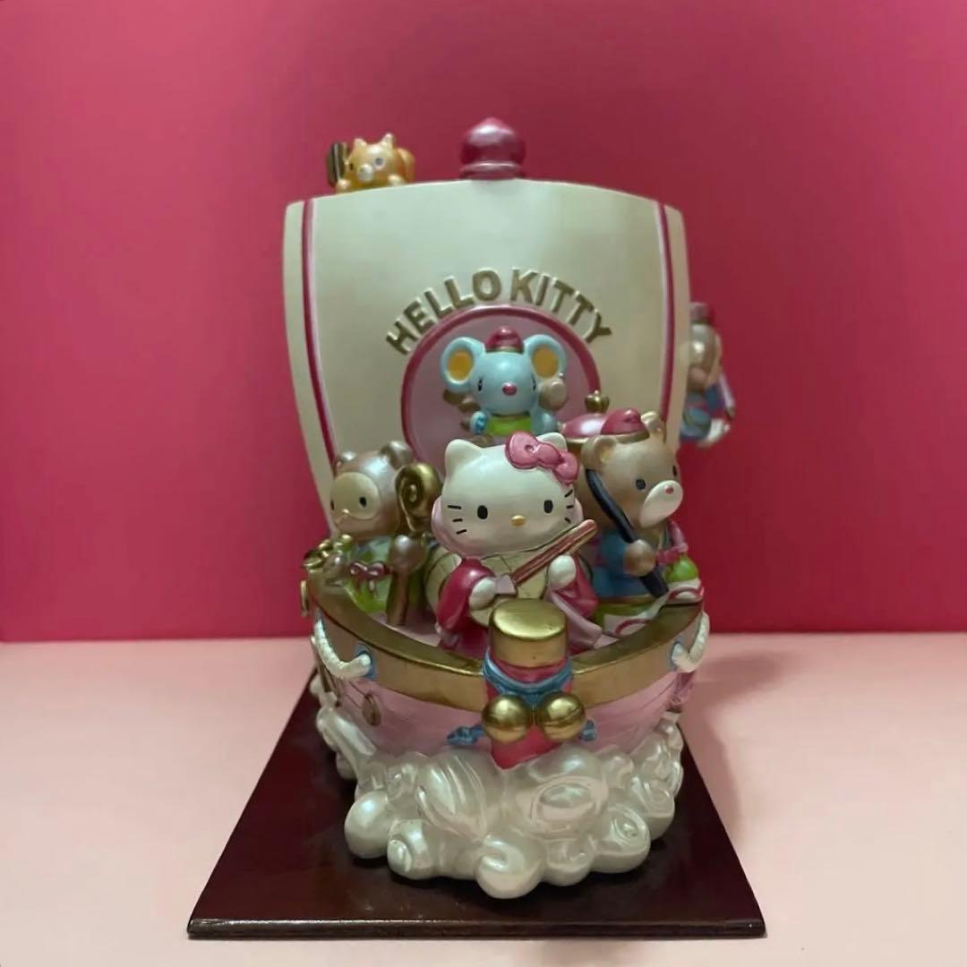 ハローキティ 七福神 置物 宝船 レア 楽天市場】あすなろ舎 ハローキティ 開運 貯金箱 七福神 20588