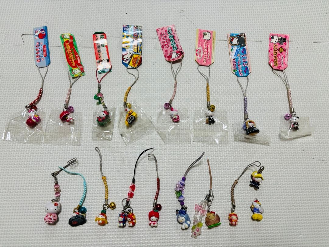 キティ　サンリオ　ご当地ストラップ　根付け　レア　まとめ売り