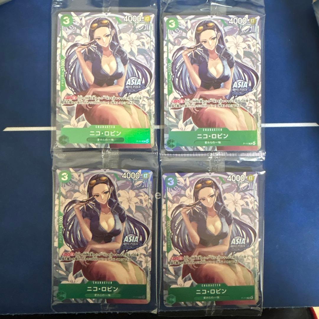 P-111 ニコ・ロビン Mini tin Pack アジア限定　未開封 4枚 Nico Robin [Asia Purple Mini Tin] P-111 Prices | One Piece