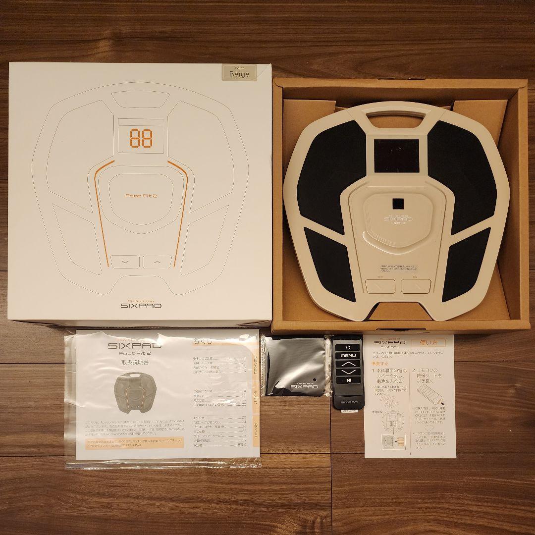 ★美品☆シックスパッド フットフィット2 SIXPAD footfit2ベージュ