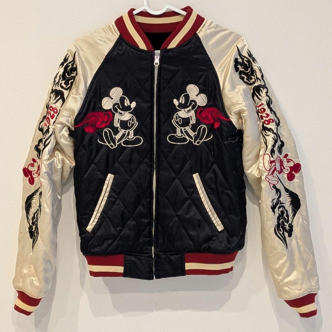 Disney ディズニー ミッキーマウス スカジャン リバーシブル - メルカリ