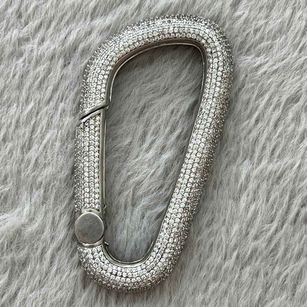 フック カラビナ ラグジュアリー キーホルダー ネックレス アクセサリー