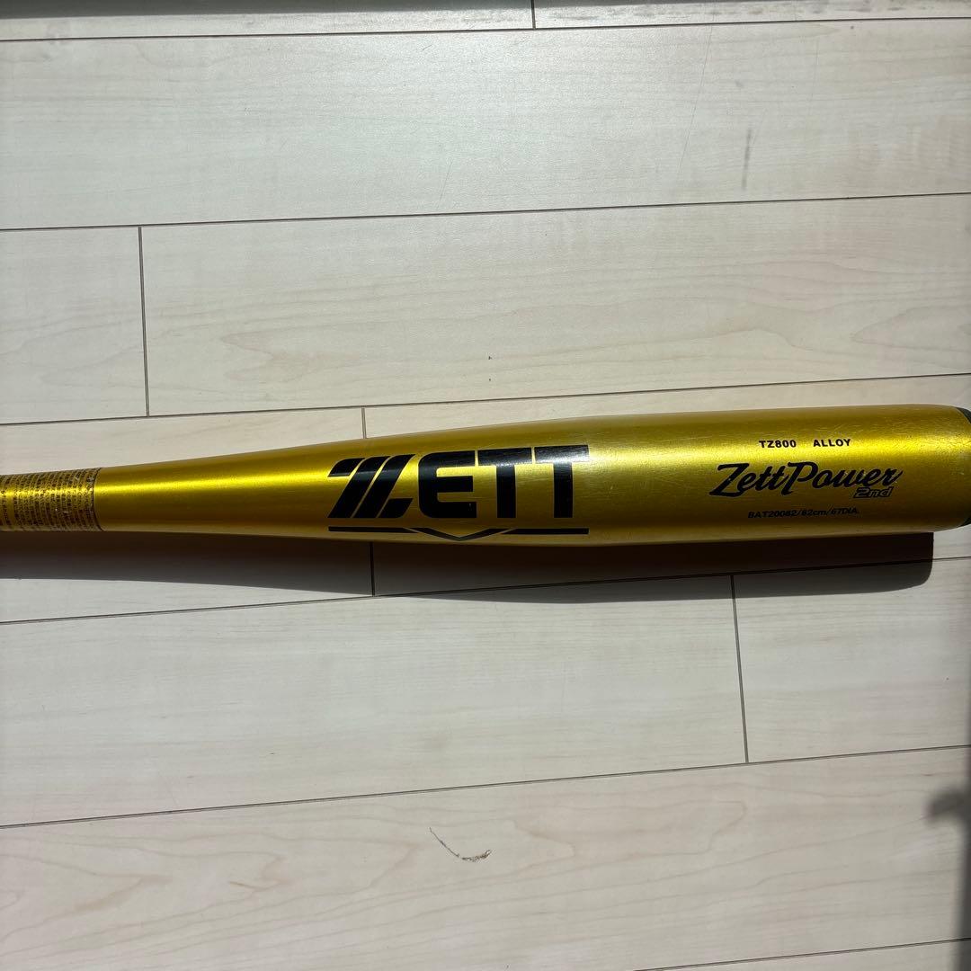 ZETT Zett Power 2nd 硬式バット 82cm ゼット（ZETT） Zett Power 2nd 野球 バット 中学硬式 金属バット