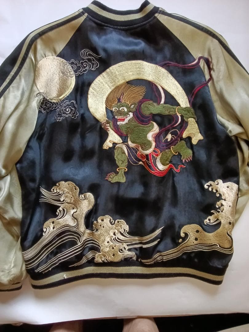 SATORI スカジャン 風神雷神