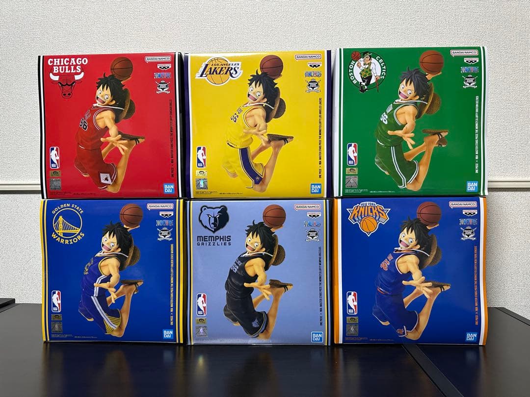 NBA ルフィ ワンピースベースショップ 6体セット 新品未使用品】NBA ルフィ ワンピースベースショップ 6体セット - メルカリ