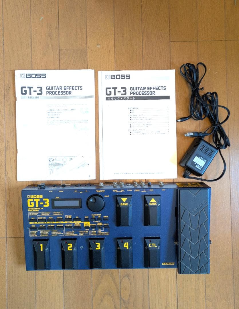 BOSS GT-3 ギターエフェクトプロセッサー BOSS GT-3 Guitar Effects Processor w/Adapter Multiple Effects