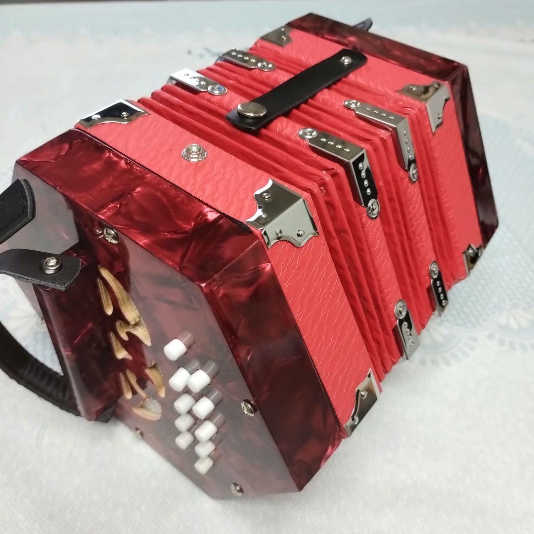 コンサーティーナ★20ボタン　専用ケース付　取扱説明書あり