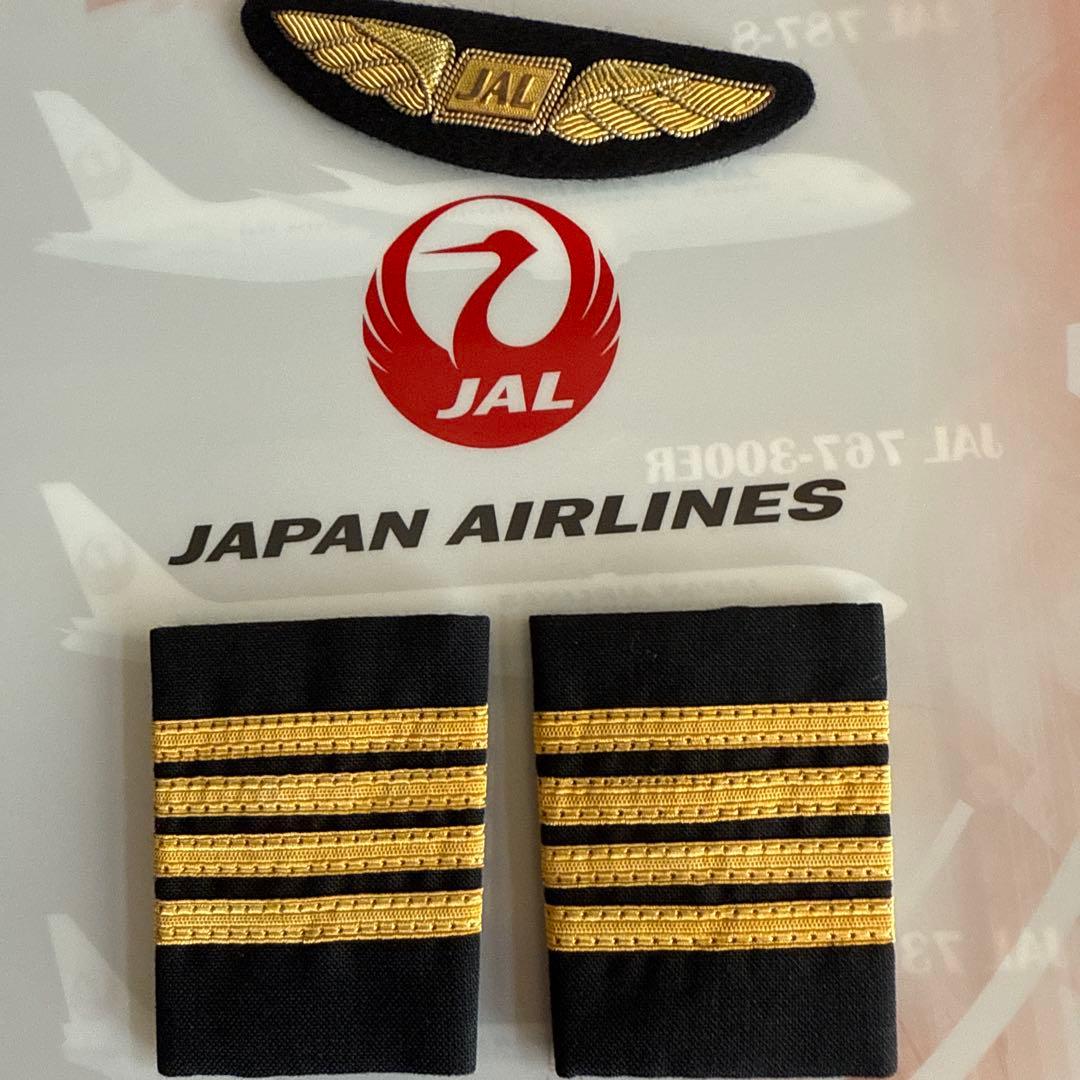 ♦️超美品 企業正規支給品◾️JAL／パイロット ウイングバッジ ＆ 肩章 機長用 Amazon.co.jp: JAL 日本航空 パイロット ウィングバッジ : 文房具