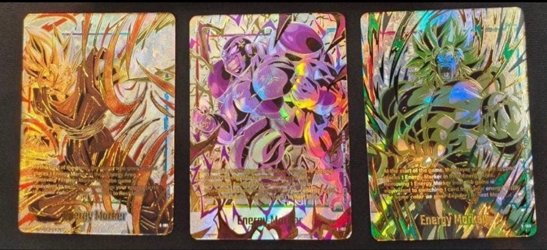 チャンピオンシップエナジーマーカー 未開封3枚(ベジット、フリーザ、ブロリー)