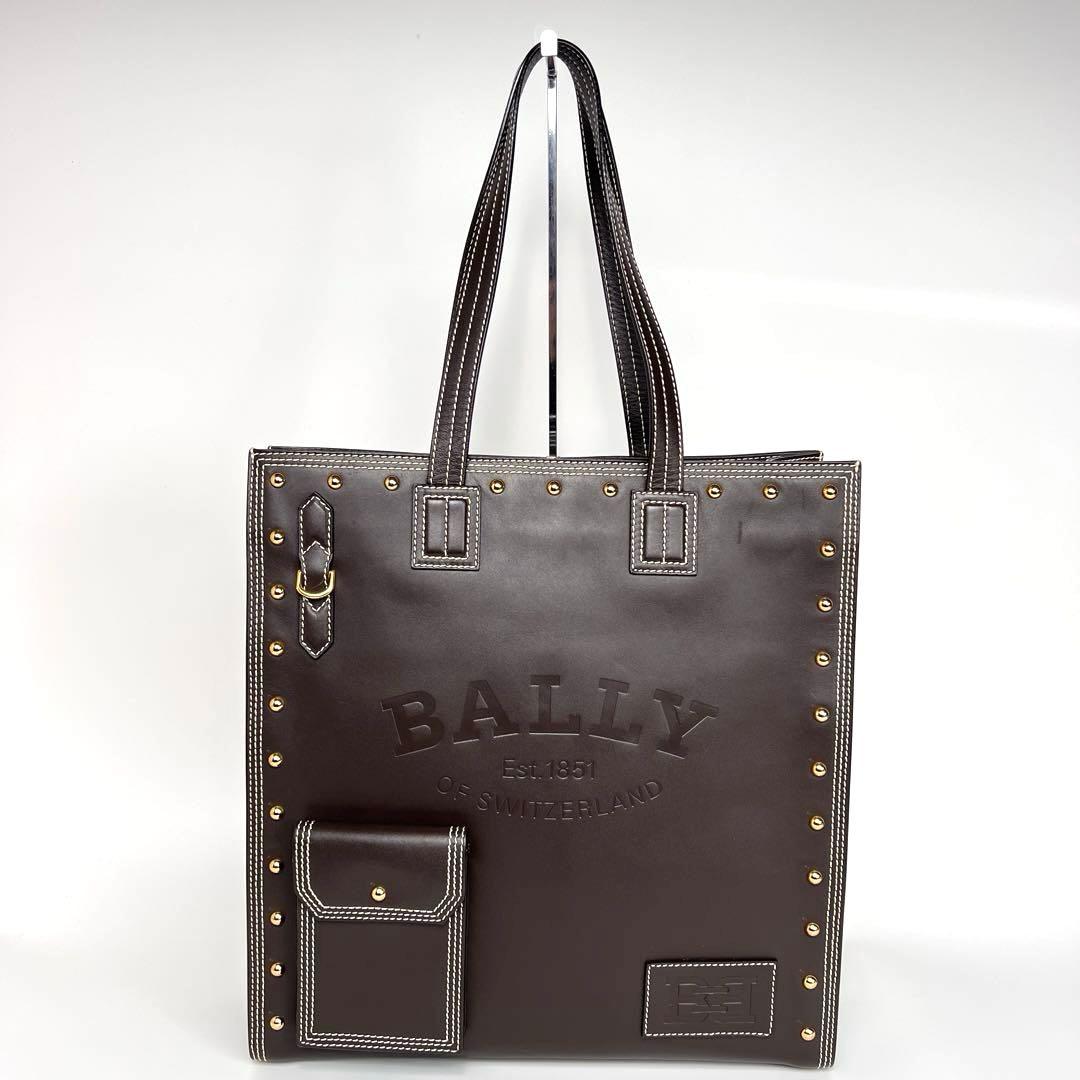 【未使用級】BALLY トートバッグ　クリスタリア　レザー　ロゴ型押し　スタッズ 楽天市場】BALLY バリー トートバッグ CRYSTALIAEW.ST クリスタリア
