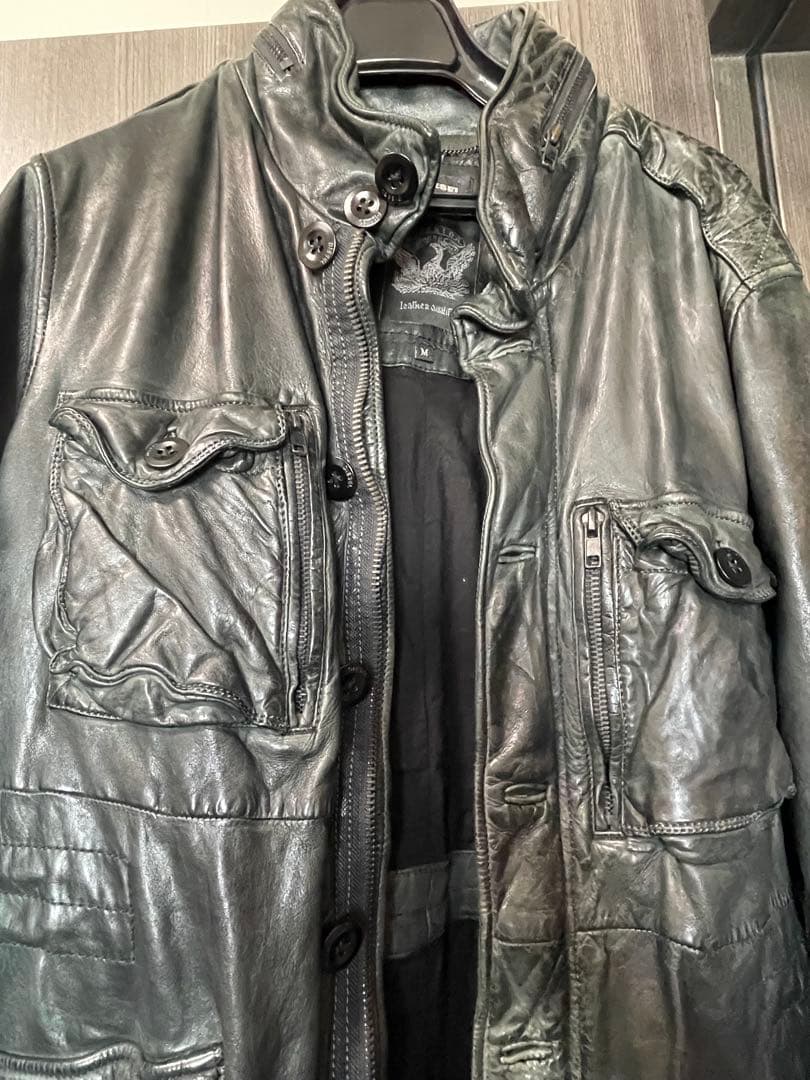 ディーゼル　Diesel シープスキン レザージャケット　黒　メンズ Amazon | [Diesel] [ディーゼル] メンズ シープスキン シングルレザー