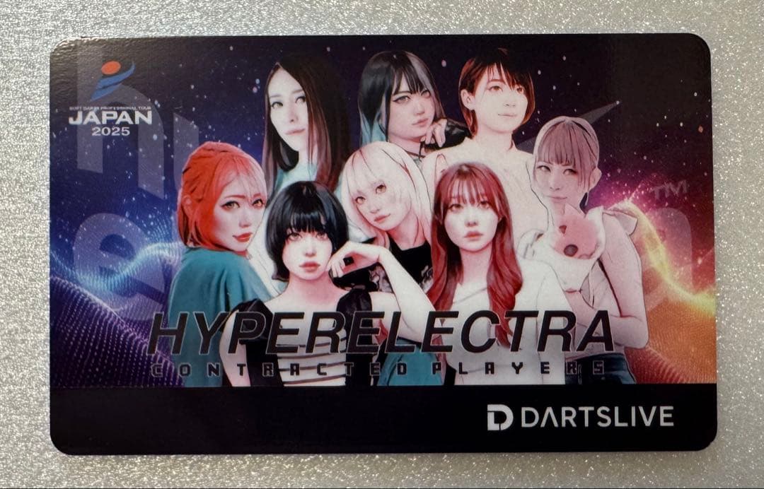 HYPERELECTRA ダーツカード JAPAN 2025 アクセサリ > 雑貨 > 【業販割引対象外】SUPER DARTS 2025×BLACK HOLE
