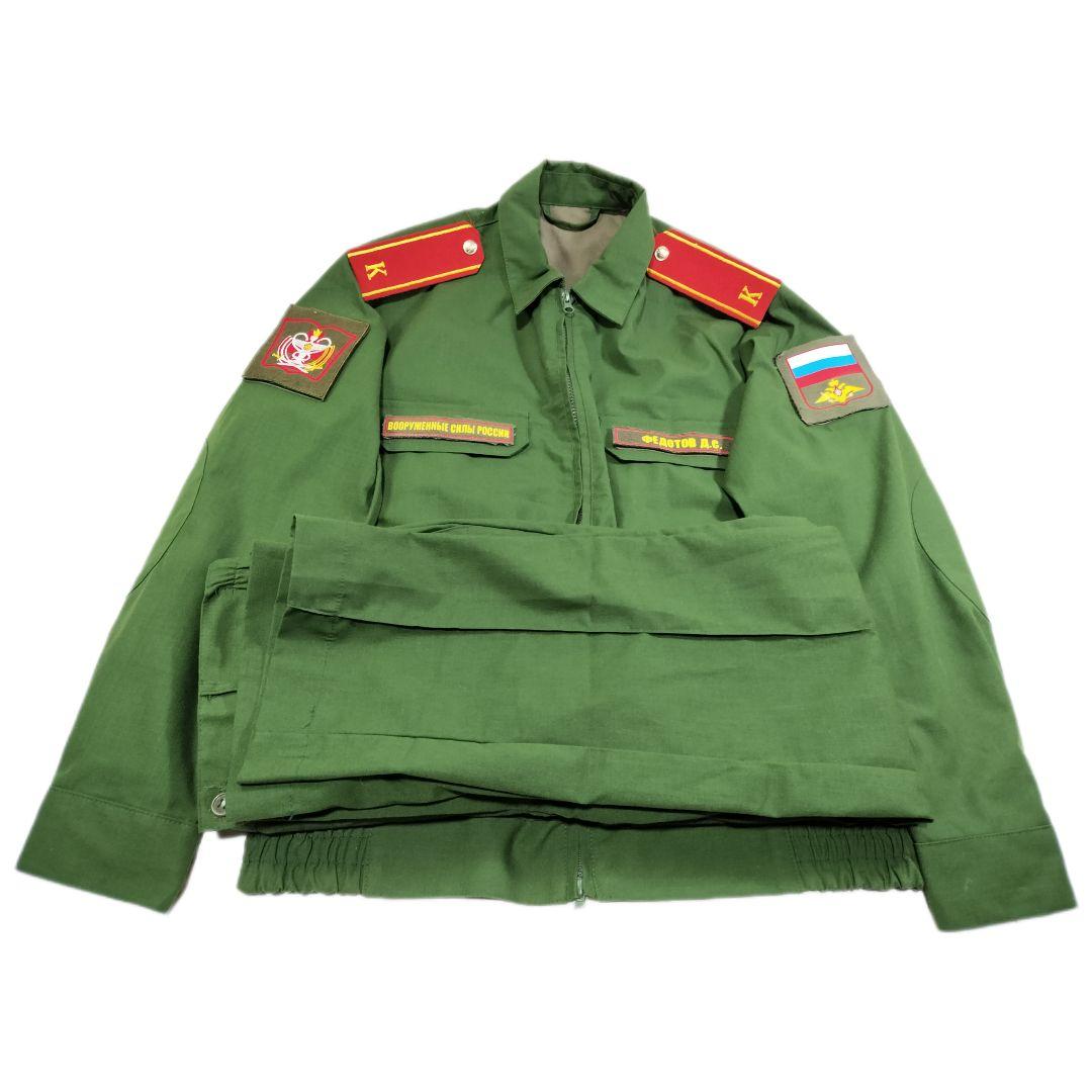 ロシア軍 実物 Военторг製 陸軍士官候補生 長袖 常勤服 48-3