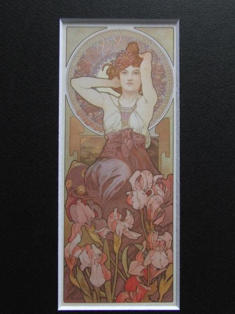 アルフォンス・ミュシャ、アメジスト、連作〈四つの宝石〉より