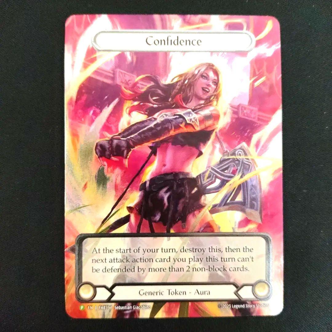 FaB Confidence 自信 トークン Flesh and Blood FaB Confidence 自信 トークン Flesh and Blood - メルカリ