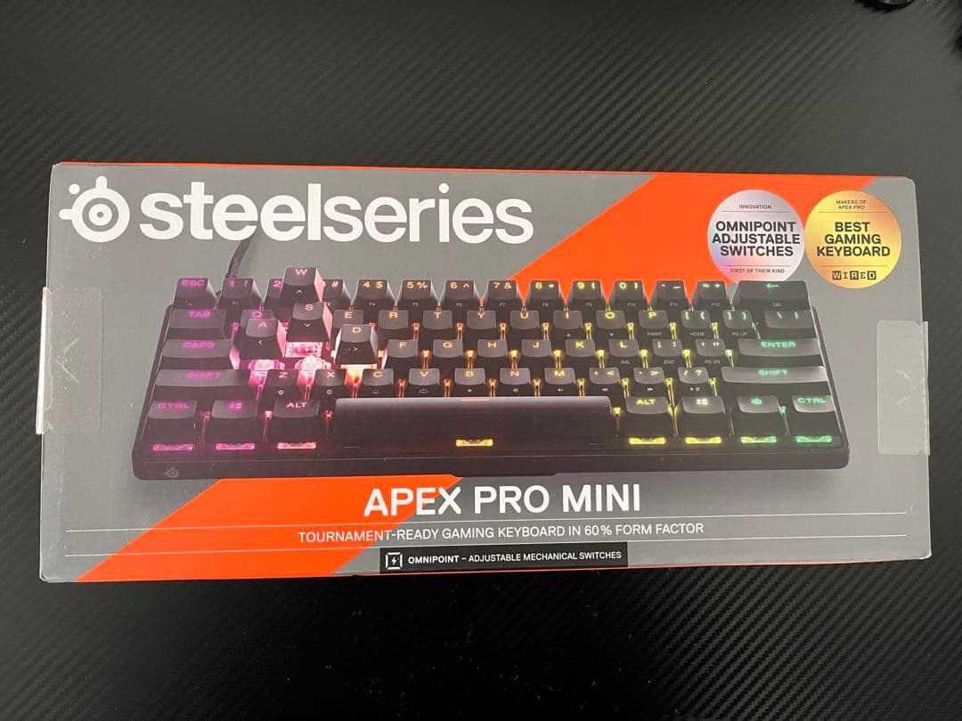 キーボード steelseries APX PRO MINI SteelSeries Apex Pro Mini Wireless - HyperMagnetic Gaming Keyboard