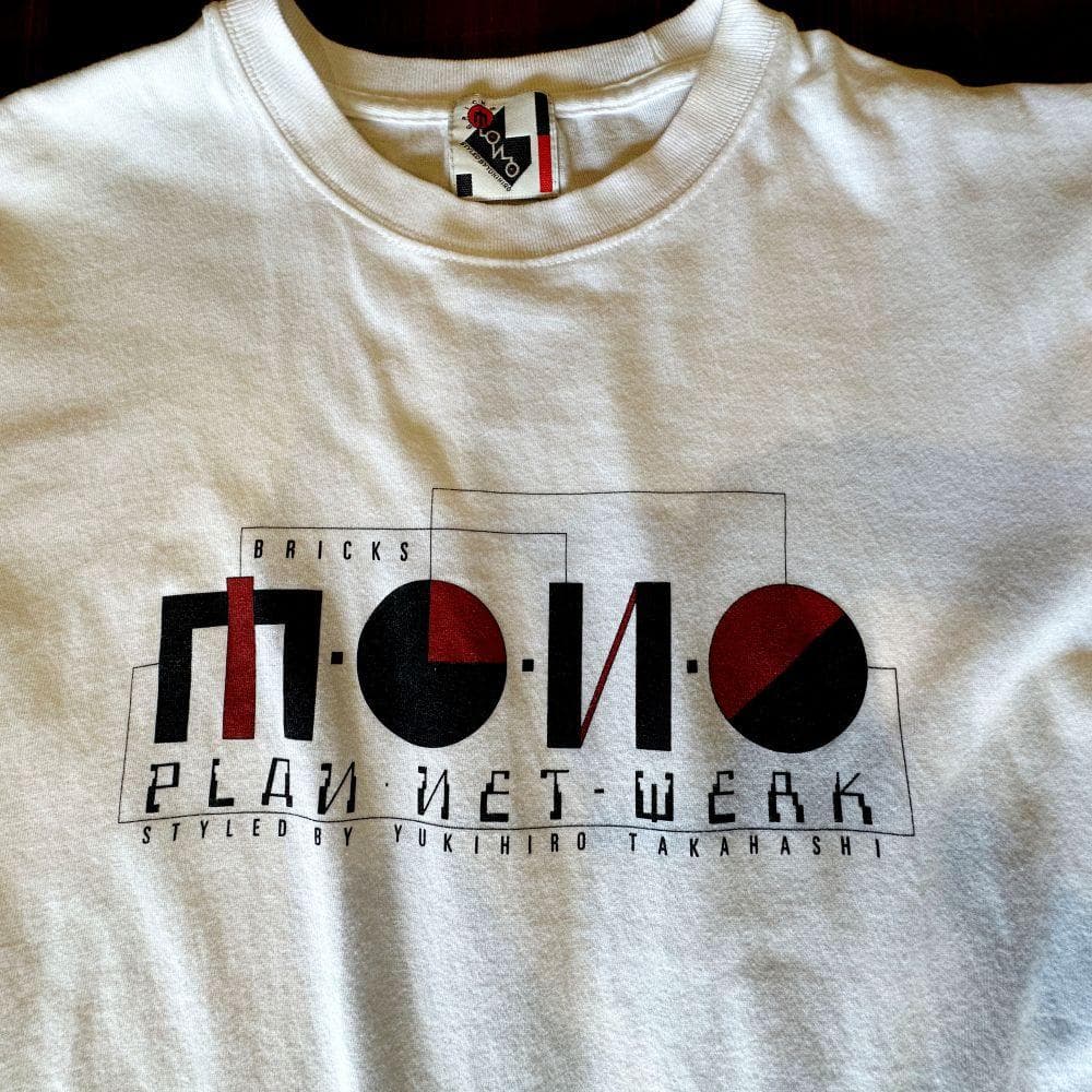復刻版Bricks-Mono 🏆 Tシャツ/白(2024.6/6~6/9限定販売品)