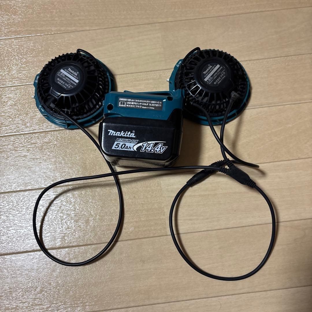 Makita 空調服用冷却ファン 14.4V 5.0Ah