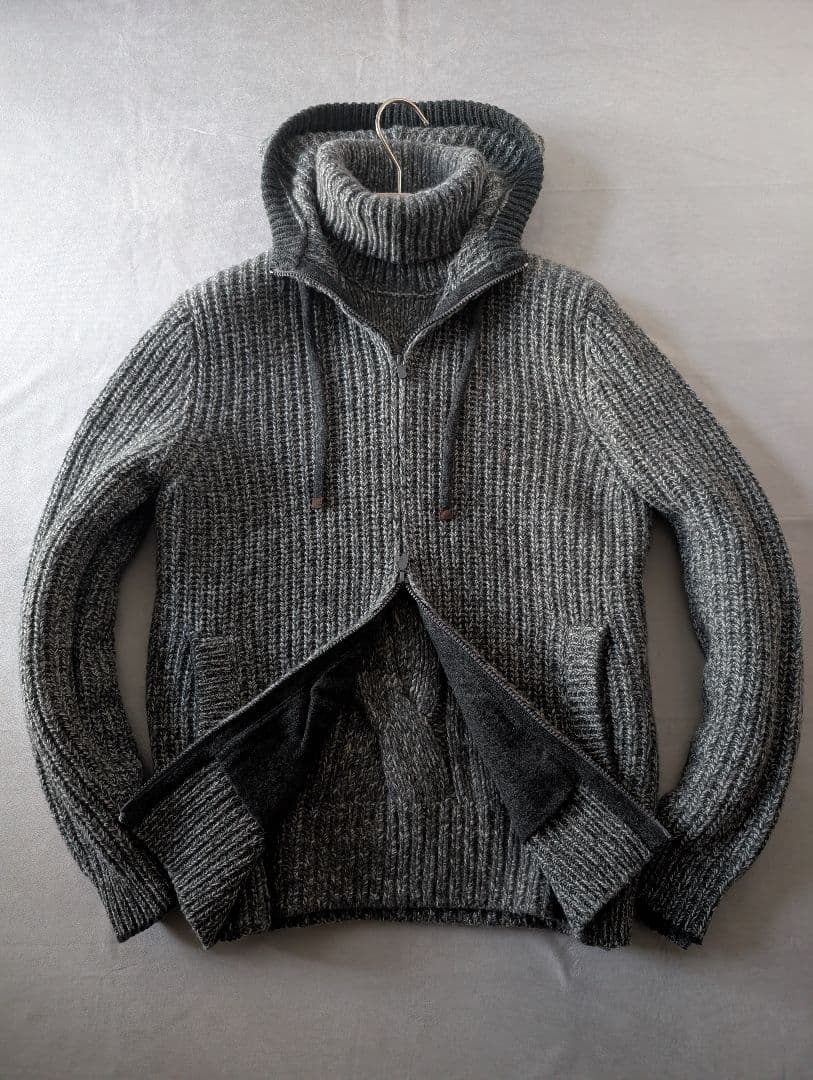 ブルネロクチネリ　ヘビーゲージカシミア/アウターニットパーカー　S