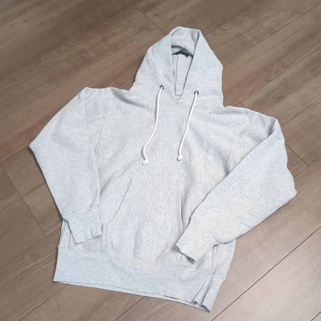 Champion グレー 赤タグ　パーカー